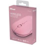 Trust Puck Ratón Inalámbrico Ambidextro Rosa
